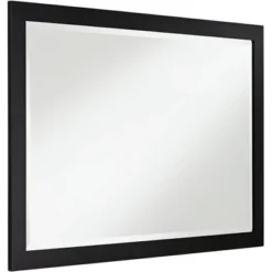 Possini Euro Design Metzeo Rectangular Vanity Decorative Wall Mirror Modern Beveled Edge Matte Black Metal Frame 22" Wide Bathroom 13 Possini Euro Design Metzeo Rectangular Vanity Decorative Wall Mirror Modern Beveled Edge Matte Black Metal Frame 22" Wide Bathroom -Possini Euro Design Sales Store GUEST 0123b0d7 a900 4ae1 bc07 c1dd605ee78a