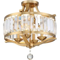 Vienna Full Spectrum Prava Modern Ceiling Light Semi Flush Mount Fixture 16 1/2" Wide Warm Brass 4-Light Crystal Drum For Bedroom Kitchen Living Room 10 Vienna Full Spectrum Prava Modern Ceiling Light Semi Flush Mount Fixture 16 1/2" Wide Warm Brass 4-Light Crystal Drum For Bedroom Kitchen Living Room -Possini Euro Design Sales Store GUEST 017d8b11 8b7d 471f ac65 399a602dc305