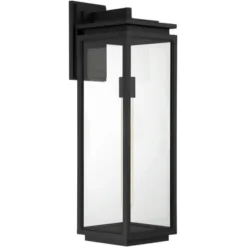 Possini Euro Design Atkins Modern Outdoor Wall Light Fixture Matte Black 24" Clear Glass For Post Exterior Barn Deck House Porch Yard Patio Outside 11 Possini Euro Design Atkins Modern Outdoor Wall Light Fixture Matte Black 24" Clear Glass For Post Exterior Barn Deck House Porch Yard Patio Outside -Possini Euro Design Sales Store GUEST 05c3711f a92b 4222 92f3 1a46b2a827e4