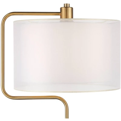 Possini Euro Design Possini Euro Carlyle USB Port And Outlet Modern Desk Lamps Set Of 2 4 Possini Euro Design Possini Euro Carlyle USB Port And Outlet Modern Desk Lamps Set Of 2 - Image 4