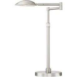 Possini Euro Design Eliptik Modern Desk Table Lamp 24 1/2" High Satin Nickel LED Swing Arm Adjustable Height For Bedroom Living Room Nightstand Office 12 Possini Euro Design Eliptik Modern Desk Table Lamp 24 1/2" High Satin Nickel LED Swing Arm Adjustable Height For Bedroom Living Room Nightstand Office -Possini Euro Design Sales Store GUEST 086d676c 9e67 4211 99ae e5b23ef4b912