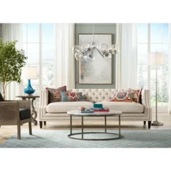 Possini Euro Design Roxie Modern Floor Lamp Standing 65 1/2" Tall Brushed Nickel Sheer Linen Double Drum Shade For Living Room Bedroom Office House 15 Possini Euro Design Roxie Modern Floor Lamp Standing 65 1/2" Tall Brushed Nickel Sheer Linen Double Drum Shade For Living Room Bedroom Office House -Possini Euro Design Sales Store GUEST 08929d60 e93f 45c5 b9a9 a1bd28b63482