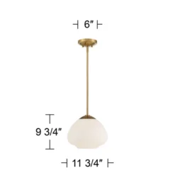 Possini Euro Design Orilla Brass Mini Pendant Light 11 3/4" Wide Mid Century Modern White Opal Glass Shade For Dining Room House Foyer Kitchen Island 11 Possini Euro Design Orilla Brass Mini Pendant Light 11 3/4" Wide Mid Century Modern White Opal Glass Shade For Dining Room House Foyer Kitchen Island -Possini Euro Design Sales Store GUEST 0b036018 f0cd 4ca0 80d3 03090efdf1b6