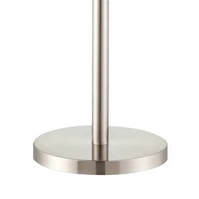 Possini Euro Design Metro Modern Torchiere Floor Lamp 71" Tall Brushed Nickel Frosted White Acrylic Shade For Living Room Reading Bedroom Office House 3 Possini Euro Design Metro Modern Torchiere Floor Lamp 71" Tall Brushed Nickel Frosted White Acrylic Shade For Living Room Reading Bedroom Office House - Image 3