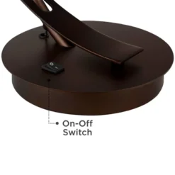 Possini Euro Design Modern Desk Lamps Set Of 2 With USB Port 22 1/2" High Bronze LED Clear Seeded Glass Shade For Bedroom Office 11 Possini Euro Design Modern Desk Lamps Set Of 2 With USB Port 22 1/2" High Bronze LED Clear Seeded Glass Shade For Bedroom Office -Possini Euro Design Sales Store GUEST 0ff4c6b4 a5f4 47c0 94cc 5397bebfb4f5