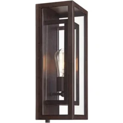 Possini Euro Design Rustic Industrial Farmhouse Outdoor Wall Light Fixtures Set Of 2 Bronze 15 1/2" Clear Glass For Exterior Barn Deck House Porch 11 Possini Euro Design Rustic Industrial Farmhouse Outdoor Wall Light Fixtures Set Of 2 Bronze 15 1/2" Clear Glass For Exterior Barn Deck House Porch -Possini Euro Design Sales Store GUEST 0fff35c4 151a 425d bffa e2fd30f7088b