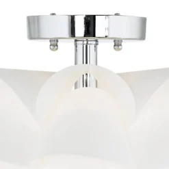 Possini Euro Design Modern Ceiling Light Semi Flush Mount Fixture 15 3/4" Wide White Flower For Bedroom Kitchen Living Room Hallway Bathroom House 9 Possini Euro Design Modern Ceiling Light Semi Flush Mount Fixture 15 3/4" Wide White Flower For Bedroom Kitchen Living Room Hallway Bathroom House -Possini Euro Design Sales Store GUEST 14dddc29 131d 41ce a5d9 163df72c1091