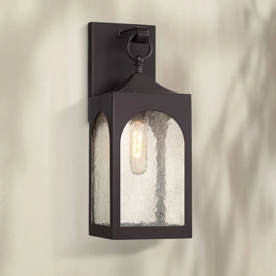 Possini Euro Design Tyne Modern Outdoor Wall Light Fixture Bronze 16 1/2" Seedy Glass For Post Exterior Barn Deck House Porch Yard Posts Patio Home 1 Possini Euro Design Tyne Modern Outdoor Wall Light Fixture Bronze 16 1/2" Seedy Glass For Post Exterior Barn Deck House Porch Yard Posts Patio Home