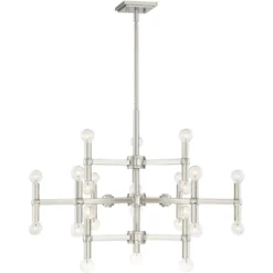 Possini Euro Design Marya Brushed Nickel Chandelier 32" Wide Modern 24-Light Fixture For Dining Room House Foyer Kitchen Island Entryway Bedroom Home 11 Possini Euro Design Marya Brushed Nickel Chandelier 32" Wide Modern 24-Light Fixture For Dining Room House Foyer Kitchen Island Entryway Bedroom Home -Possini Euro Design Sales Store GUEST 1ae79230 9627 452a 9963 849cebfee7eb