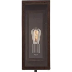 Possini Euro Design Rustic Industrial Farmhouse Outdoor Wall Light Fixtures Set Of 2 Bronze 15 1/2" Clear Glass For Exterior Barn Deck House Porch 10 Possini Euro Design Rustic Industrial Farmhouse Outdoor Wall Light Fixtures Set Of 2 Bronze 15 1/2" Clear Glass For Exterior Barn Deck House Porch -Possini Euro Design Sales Store GUEST 1c02b524 ed1c 4e9d 8f8e 997f235debf9