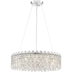 Possini Euro Design Alyssa Chrome Drum Chandelier 23 1/2" Wide Modern Crystal 12-Light LED Fixture For Dining Room Kitchen Island Entryway Bedroom 11 Possini Euro Design Alyssa Chrome Drum Chandelier 23 1/2" Wide Modern Crystal 12-Light LED Fixture For Dining Room Kitchen Island Entryway Bedroom -Possini Euro Design Sales Store GUEST 1d923792 2dc9 400e 8e5a ca6aed56b7b0