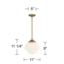 Possini Euro Design Soft Gold Mini Pendant Light 11" Wide Modern Schoolhouse Opal Glass Shade For Dining Living Room House Island 11 Possini Euro Design Soft Gold Mini Pendant Light 11" Wide Modern Schoolhouse Opal Glass Shade For Dining Living Room House Island -Possini Euro Design Sales Store GUEST 1ec4db27 de8a 478c 83f1 d24a7b047541