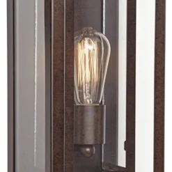 Possini Euro Design Rustic Industrial Farmhouse Outdoor Wall Light Fixtures Set Of 2 Bronze 15 1/2" Clear Glass For Exterior Barn Deck House Porch 9 Possini Euro Design Rustic Industrial Farmhouse Outdoor Wall Light Fixtures Set Of 2 Bronze 15 1/2" Clear Glass For Exterior Barn Deck House Porch -Possini Euro Design Sales Store GUEST 1f2af868 47aa 49ee 9a8e 4b48f5473f00