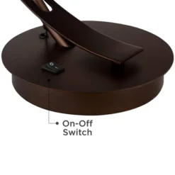 Possini Euro Design Modern Accent Table Lamp With USB Port Filament LED 22.5" High Bronze Metal Glass Dome Shade For Living Room Desk Bedroom -Possini Euro Design Sales Store GUEST 20152b2f f63d 45e7 a3ad adf0a918ffc4