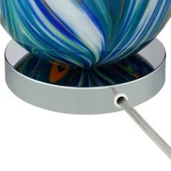 Possini Euro Design Pablo 27" Tall Modern Table Lamp Table Top Dimmer Blue Art Glass Single Living Room Bedroom Bedside Nightstand House White Shade 13 Possini Euro Design Pablo 27" Tall Modern Table Lamp Table Top Dimmer Blue Art Glass Single Living Room Bedroom Bedside Nightstand House White Shade -Possini Euro Design Sales Store GUEST 23e32f2c e0ab 40e1 819f 00efcd356839