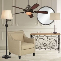 Possini Euro Design Rustic Farmhouse Table Lamp 33" Tall Dark Bronze Metal Off White Burlap Fabric Drum Shade For Bedroom Living Room House Bedside 15 Possini Euro Design Rustic Farmhouse Table Lamp 33" Tall Dark Bronze Metal Off White Burlap Fabric Drum Shade For Bedroom Living Room House Bedside -Possini Euro Design Sales Store GUEST 24151bcb b12c 4490 8df1 bd7a6cec36cd