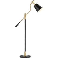 Possini Euro Design Modern Pharmacy Floor Lamp 54" Tall Matte Black Warm Gold Adjustable Metal Shade For Living Room Reading House 14 Possini Euro Design Modern Pharmacy Floor Lamp 54" Tall Matte Black Warm Gold Adjustable Metal Shade For Living Room Reading House -Possini Euro Design Sales Store GUEST 25e34b54 65ac 4d1b b9d0 e44ee11b1b12