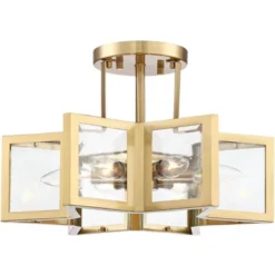 Possini Euro Design Casa Star Modern Ceiling Light Semi Flush Mount Fixture 16" Wide Warm Brass 6-Light Clear Glass For Bedroom Kitchen Living Room 11 Possini Euro Design Casa Star Modern Ceiling Light Semi Flush Mount Fixture 16" Wide Warm Brass 6-Light Clear Glass For Bedroom Kitchen Living Room -Possini Euro Design Sales Store GUEST 281e3c51 0dfc 428b bd45 c1cd5c0bcf24