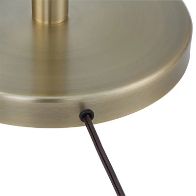 Possini Euro Design Canasta Trac Modern Tree Floor Lamp 67" Tall Satin Brass 3-Light Adjustable Metal Shade For Living Room Reading Bedroom Office 4 Possini Euro Design Canasta Trac Modern Tree Floor Lamp 67" Tall Satin Brass 3-Light Adjustable Metal Shade For Living Room Reading Bedroom Office - Image 4