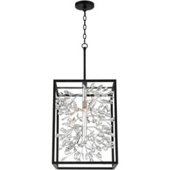 Possini Euro Design Black Silver Pendant Chandelier 15 1/4" Wide Modern Clear Crystal Flower Vine 4-Light Fixture For Dining Room House 14 Possini Euro Design Black Silver Pendant Chandelier 15 1/4" Wide Modern Clear Crystal Flower Vine 4-Light Fixture For Dining Room House -Possini Euro Design Sales Store GUEST 2c0ac3d2 f550 4e05 a701 cecb42c1b5ec