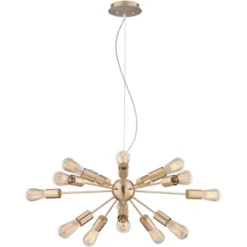 Possini Euro Design Hemingson Gold Large Chandelier 33" Wide Modern Sputnik 12-Light LED Fixture For Dining Room House Foyer Kitchen Island Entryway 12 Possini Euro Design Hemingson Gold Large Chandelier 33" Wide Modern Sputnik 12-Light LED Fixture For Dining Room House Foyer Kitchen Island Entryway -Possini Euro Design Sales Store GUEST 2c98b409 e6fb 45a0 aadb 8881a0a00519