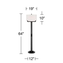 Possini Euro Design Madrid Modern Industrial Floor Lamp 64" Tall Matte Black Metal White Linen Hardback Drum Shade For Living Room Bedroom Office Home 14 Possini Euro Design Madrid Modern Industrial Floor Lamp 64" Tall Matte Black Metal White Linen Hardback Drum Shade For Living Room Bedroom Office Home -Possini Euro Design Sales Store GUEST 2ec65979 7f85 4ee3 b275 fe6197b4876d