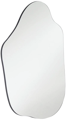 Possini Euro Design Casper Decorative Wall Mirror Modern Abstract Silver Frameless 29 1/2" Wide Bedroom Living Room Home House 4 Possini Euro Design Casper Decorative Wall Mirror Modern Abstract Silver Frameless 29 1/2" Wide Bedroom Living Room Home House - Image 4