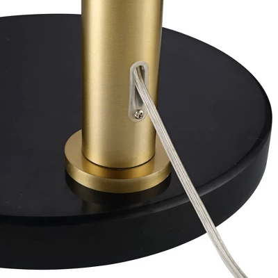 Possini Euro Design Rayne Modern Arc Floor Lamp 72" Tall Gold Black 3 Light LED Adjustable Arm Frosted Glass Globe Shade For Living Room Reading Home 5 Possini Euro Design Rayne Modern Arc Floor Lamp 72" Tall Gold Black 3 Light LED Adjustable Arm Frosted Glass Globe Shade For Living Room Reading Home - Image 5