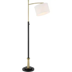 Possini Euro Design Modern Downbridge Floor Lamp 64" Tall Black Brass Metal Linen Drum Shade For Living Room Reading Bedroom Home 14 Possini Euro Design Modern Downbridge Floor Lamp 64" Tall Black Brass Metal Linen Drum Shade For Living Room Reading Bedroom Home -Possini Euro Design Sales Store GUEST 310e02f8 0905 4c58 ab4c 4248dbab2ff8