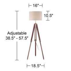 Possini Euro Design Serveyor Modern 57 1/2" Tall Tripod Floor Lamp Smart Socket Cherry Wood Brass Adjustable Beige Shade For Living Room 13 Possini Euro Design Serveyor Modern 57 1/2" Tall Tripod Floor Lamp Smart Socket Cherry Wood Brass Adjustable Beige Shade For Living Room -Possini Euro Design Sales Store GUEST 32f46e7b 738e 47e4 bf67 5ad4a9f1e56d
