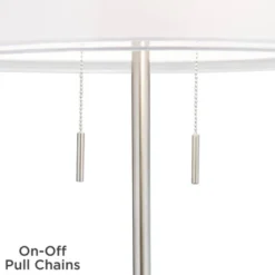 Possini Euro Design Roxie Modern Floor Lamp Standing 65 1/2" Tall Brushed Nickel Sheer Linen Double Drum Shade For Living Room Bedroom Office House 11 Possini Euro Design Roxie Modern Floor Lamp Standing 65 1/2" Tall Brushed Nickel Sheer Linen Double Drum Shade For Living Room Bedroom Office House -Possini Euro Design Sales Store GUEST 383904e5 a456 401c a5e7 cce634bb3128