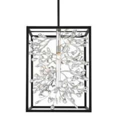 Possini Euro Design Black Silver Pendant Chandelier 15 1/4" Wide Modern Clear Crystal Flower Vine 4-Light Fixture For Dining Room House 9 Possini Euro Design Black Silver Pendant Chandelier 15 1/4" Wide Modern Clear Crystal Flower Vine 4-Light Fixture For Dining Room House -Possini Euro Design Sales Store GUEST 3851d2f5 5d5a 4006 9a8c 6f6eff48159f