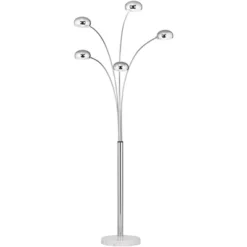 Possini Euro Design Modern Mid Century Arc Floor Lamp With USB Charging Port 5-Light 78" Tall Chrome Metal For Living Room Reading 13 Possini Euro Design Modern Mid Century Arc Floor Lamp With USB Charging Port 5-Light 78" Tall Chrome Metal For Living Room Reading -Possini Euro Design Sales Store GUEST 3d20d33d c638 449a a327 0b261ede3417