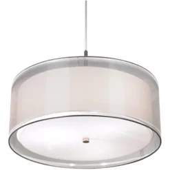 Possini Euro Design Brushed Nickel Pendant Chandelier 20" Wide Modern Organza Outer White Inner Shade 3-Light Fixture For Dining Room Kitchen Island 11 Possini Euro Design Brushed Nickel Pendant Chandelier 20" Wide Modern Organza Outer White Inner Shade 3-Light Fixture For Dining Room Kitchen Island -Possini Euro Design Sales Store GUEST 3f4cea19 b9e1 4df0 b83c 275c574c8e8b