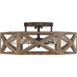 Possini Euro Design Moorcroft Modern Farmhouse Ceiling Light Semi Flush Mount Fixture 14 1/2" Wide Dark Wood Bronze 6-Light Hexagon Frame For Bedroom 10 Possini Euro Design Moorcroft Modern Farmhouse Ceiling Light Semi Flush Mount Fixture 14 1/2" Wide Dark Wood Bronze 6-Light Hexagon Frame For Bedroom -Possini Euro Design Sales Store GUEST 3fcfecec 6bc4 4202 84b2 34ef0f2bbf99