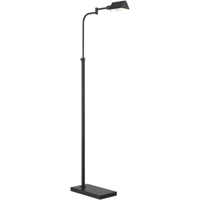 Possini Euro Design Keegan Traditional Pharmacy Floor Lamp 54" Tall Dark Bronze Adjustable Swing Arm Metal Shade For Living Room Reading Bedroom 6 Possini Euro Design Keegan Traditional Pharmacy Floor Lamp 54" Tall Dark Bronze Adjustable Swing Arm Metal Shade For Living Room Reading Bedroom - Image 6