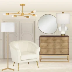 Possini Euro Design Rorschach Uneven Round Vanity Wall Mirror Modern Champagne Frame 30" Wide For Bathroom Bedroom Living Room Office Entryway House 15 Possini Euro Design Rorschach Uneven Round Vanity Wall Mirror Modern Champagne Frame 30" Wide For Bathroom Bedroom Living Room Office Entryway House -Possini Euro Design Sales Store GUEST 424f4b86 b843 41ae 862f 9a4e4b988253