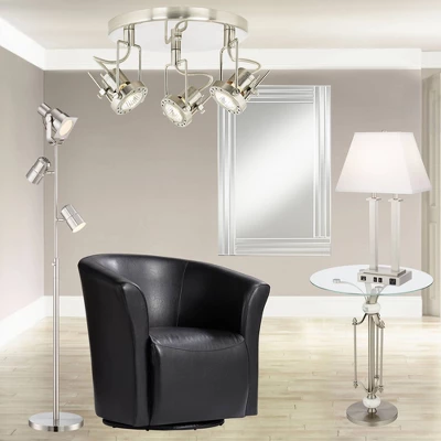 Possini Euro Design Sofija Rectangular Vanity Wall Mirror Modern Mirrored Glass Layered Frame 23 1/2" Wide For Bathroom Bedroom Living Room Entryway 8 Possini Euro Design Sofija Rectangular Vanity Wall Mirror Modern Mirrored Glass Layered Frame 23 1/2" Wide For Bathroom Bedroom Living Room Entryway - Image 8