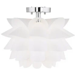 Possini Euro Design Modern Ceiling Light Semi Flush Mount Fixture 15 3/4" Wide White Flower For Bedroom Kitchen Living Room Hallway Bathroom House 11 Possini Euro Design Modern Ceiling Light Semi Flush Mount Fixture 15 3/4" Wide White Flower For Bedroom Kitchen Living Room Hallway Bathroom House -Possini Euro Design Sales Store GUEST 4fe36d76 9541 4783 8b53 7bf214cc1f2c