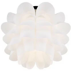 Possini Euro Design Modern Ceiling Light Semi Flush Mount Fixture 15 3/4" Wide White Flower For Bedroom Kitchen Living Room Hallway Bathroom House 10 Possini Euro Design Modern Ceiling Light Semi Flush Mount Fixture 15 3/4" Wide White Flower For Bedroom Kitchen Living Room Hallway Bathroom House -Possini Euro Design Sales Store GUEST 50739fc9 cd8a 4ae0 b4e3 aa80ec830366