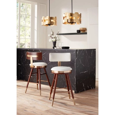 Possini Euro Design Stella Black Pendant Chandelier 15" Wide Modern Gold Leaf Drum Shade 4-Light Fixture For Dining Room House Foyer Kitchen Island 8 Possini Euro Design Stella Black Pendant Chandelier 15" Wide Modern Gold Leaf Drum Shade 4-Light Fixture For Dining Room House Foyer Kitchen Island - Image 8