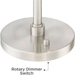 Possini Euro Design Eliptik Modern Desk Table Lamp 24 1/2" High Satin Nickel LED Swing Arm Adjustable Height For Bedroom Living Room Nightstand Office 11 Possini Euro Design Eliptik Modern Desk Table Lamp 24 1/2" High Satin Nickel LED Swing Arm Adjustable Height For Bedroom Living Room Nightstand Office -Possini Euro Design Sales Store GUEST 57f95403 f17c 44cc 98ac ed3ad7d4f9f9