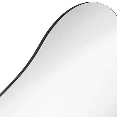 Possini Euro Design Casper Decorative Wall Mirror Modern Abstract Silver Frameless 29 1/2" Wide Bedroom Living Room Home House 2 Possini Euro Design Casper Decorative Wall Mirror Modern Abstract Silver Frameless 29 1/2" Wide Bedroom Living Room Home House - Image 2