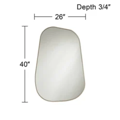 Possini Euro Design Reuleaux Rectangular Vanity Wall Mirror Modern Curved Corner Champagne Gold Frame 26" Wide For Bathroom Bedroom Living Room Office 8 Possini Euro Design Reuleaux Rectangular Vanity Wall Mirror Modern Curved Corner Champagne Gold Frame 26" Wide For Bathroom Bedroom Living Room Office -Possini Euro Design Sales Store GUEST 5800dd7b 2a0b 4b3d a068 0b446bc99bf9