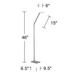 Possini Euro Design Bentley Modern Task Floor Lamp 61" Tall Silver LED Touch On Off Adjustable Head For Living Room Reading Bedroom Office House Home 12 Possini Euro Design Bentley Modern Task Floor Lamp 61" Tall Silver LED Touch On Off Adjustable Head For Living Room Reading Bedroom Office House Home -Possini Euro Design Sales Store GUEST 5acd9afb cd48 46c0 b1f6 0ad88cb90cbe