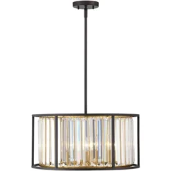 Possini Euro Design Milne Bronze Gold Drum Pendant Chandelier 20" Wide Modern Crystal 5-Light Fixture For Dining Room House Kitchen Island Entryway 12 Possini Euro Design Milne Bronze Gold Drum Pendant Chandelier 20" Wide Modern Crystal 5-Light Fixture For Dining Room House Kitchen Island Entryway -Possini Euro Design Sales Store GUEST 615573ff 29f6 410c 93d3 bbb1882c3899