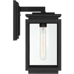 Possini Euro Design Atkins Modern Outdoor Wall Light Fixture Matte Black 14 1/4" Clear Glass For Post Exterior Barn Deck House Porch Yard Posts Patio 12 Possini Euro Design Atkins Modern Outdoor Wall Light Fixture Matte Black 14 1/4" Clear Glass For Post Exterior Barn Deck House Porch Yard Posts Patio -Possini Euro Design Sales Store GUEST 65e53daa fcfb 42ab 8caa 31139c67b349