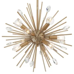 Possini Euro Design Janae Warm Gold Sputnik Chandelier 18" Wide Modern Crystal 9-Light Fixture For Dining Room House Foyer Kitchen Island Entryway 9 Possini Euro Design Janae Warm Gold Sputnik Chandelier 18" Wide Modern Crystal 9-Light Fixture For Dining Room House Foyer Kitchen Island Entryway -Possini Euro Design Sales Store GUEST 6b3980c9 a748 4b63 8880 1a5782afbecb