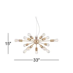 Possini Euro Design Hemingson Gold Large Chandelier 33" Wide Modern Sputnik 12-Light LED Fixture For Dining Room House Foyer Kitchen Island Entryway 13 Possini Euro Design Hemingson Gold Large Chandelier 33" Wide Modern Sputnik 12-Light LED Fixture For Dining Room House Foyer Kitchen Island Entryway -Possini Euro Design Sales Store GUEST 6dc62696 3edd 4d7e 864f f4c76e89043b