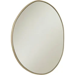 Possini Euro Design Rorschach Uneven Round Vanity Wall Mirror Modern Champagne Frame 30" Wide For Bathroom Bedroom Living Room Office Entryway House 10 Possini Euro Design Rorschach Uneven Round Vanity Wall Mirror Modern Champagne Frame 30" Wide For Bathroom Bedroom Living Room Office Entryway House -Possini Euro Design Sales Store GUEST 6f4b091e d286 469e b1e9 f79582688f46